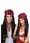 02815-1 parrucca pirata con bandana